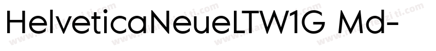 HelveticaNeueLTW1G Md字体转换